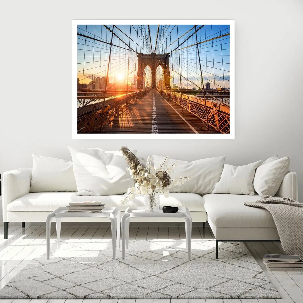 Affiche - Poster - Sur le pont d'or - 50x40 cm