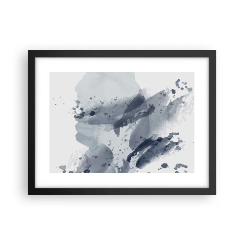 Affiche dans un cadre noir - Poster - Étude de la nature de l'eau - 40x30 cm