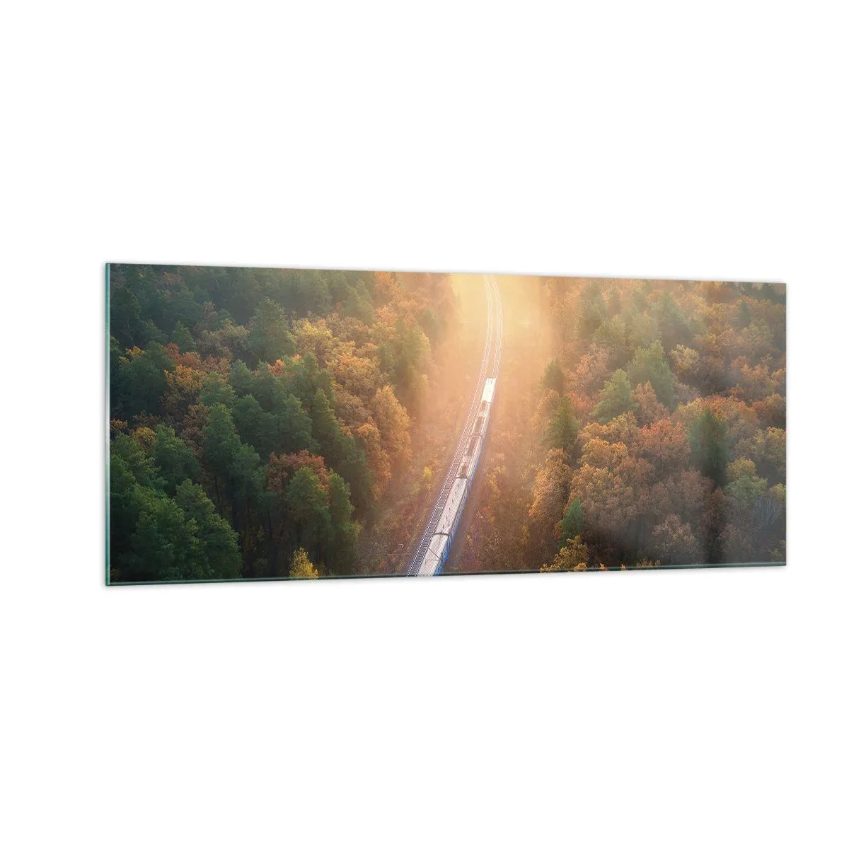 Impression sur verre - Image sur verre - Voyage printannier - 100x40 cm