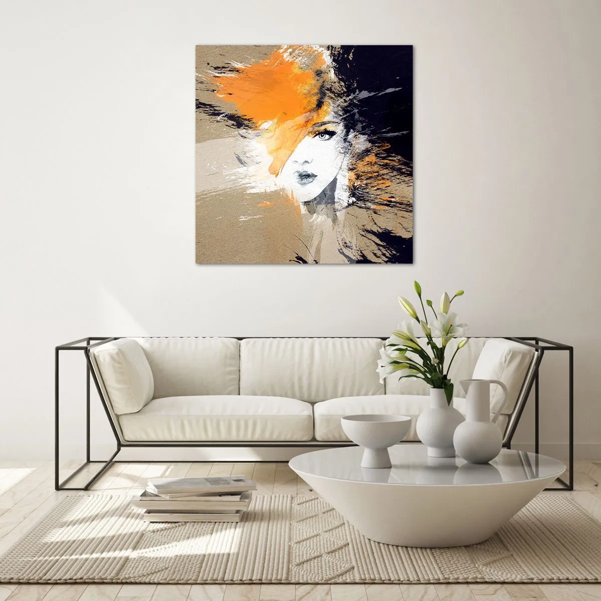 Impression sur verre - Image sur verre - Et la lumière fut - 70x70 cm