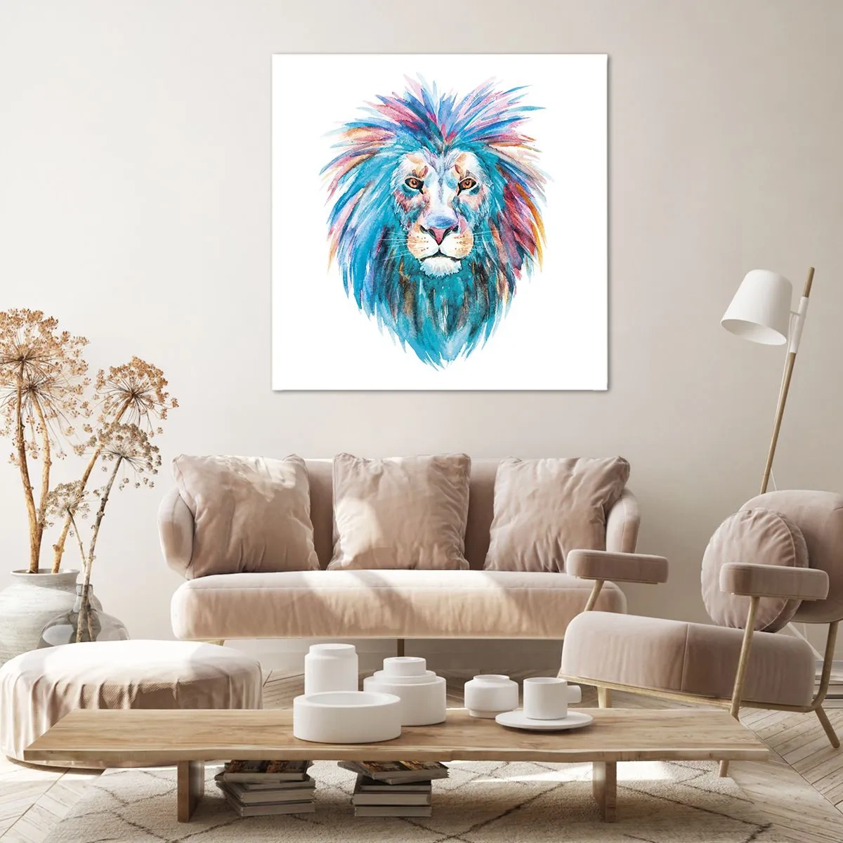 Impression sur toile - Image sur toile - Aura électrique - 50x50 cm