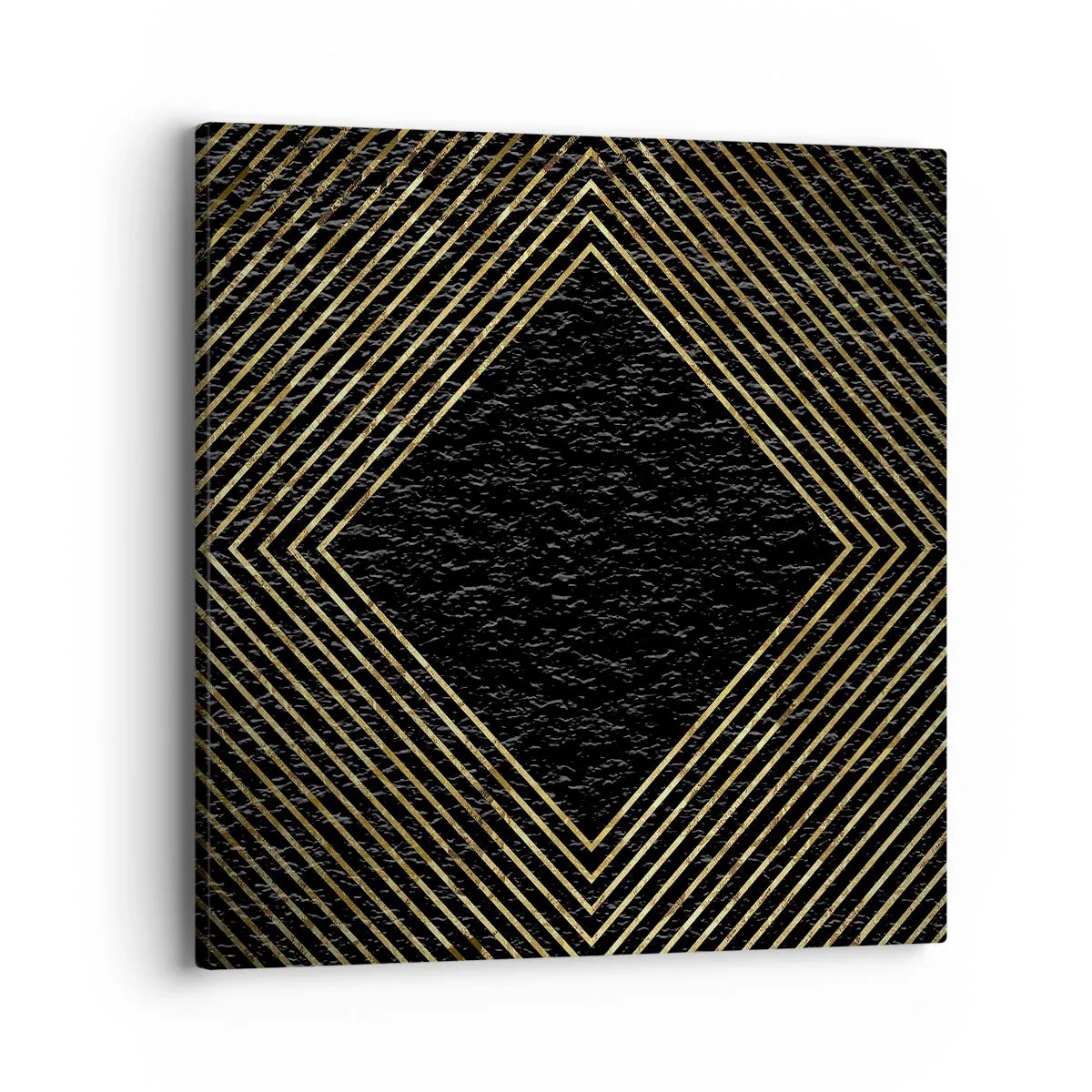 Impression sur toile - Image sur toile - Géométrie dans un style glamour - 40x40 cm