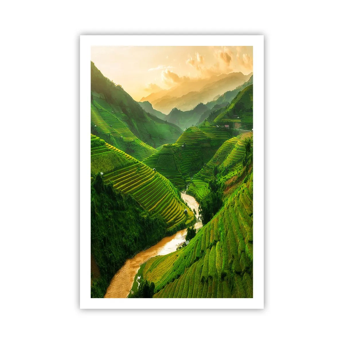 Affiche - Poster - Vallée vietnamienne - 61x91 cm