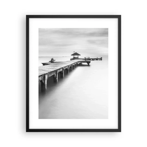 Affiche dans un cadre noir - Poster - À l'horizon - 40x50 cm