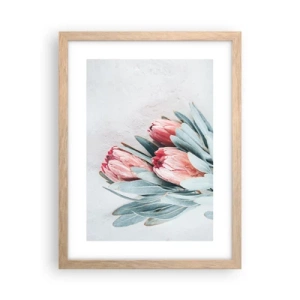 Affiche dans un chêne clair - Poster - Honte de leur propre beauté - 30x40 cm