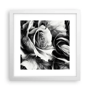 Affiche dans un cadre blanc - Poster - Toujours une reine - 30x30 cm