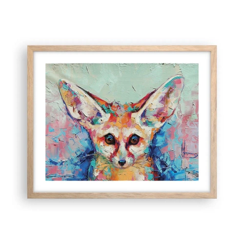 Affiche dans un chêne clair - Poster - Etes-vous prêts pour moi? - 50x40 cm