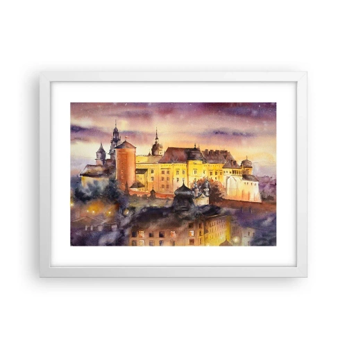 Affiche dans un cadre blanc - Poster - Histoire et conte de fées - 40x30 cm