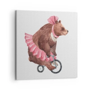 Impression sur toile - Image sur toile - Quel cirque ! - 50x50 cm