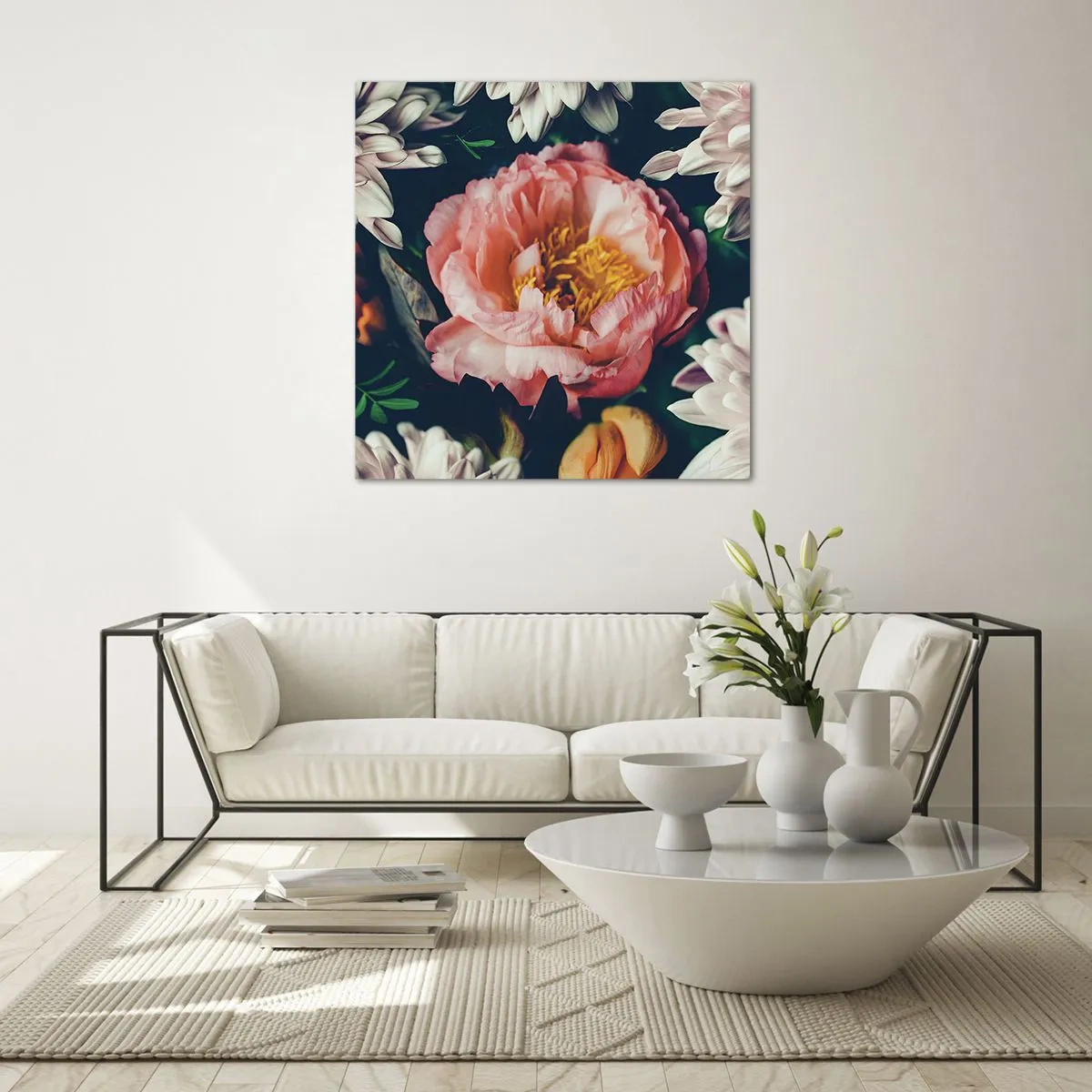 Impression sur verre - Image sur verre - Splendeur baroque - 50x50 cm