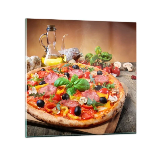 Impression sur verre - Image sur verre - Avec une vraie saveur italienne - 50x50 cm