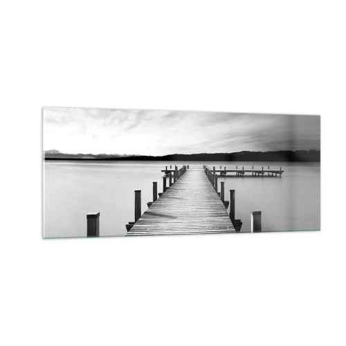 Impression sur verre - Image sur verre - Au point d'eau - la paix - 100x40 cm