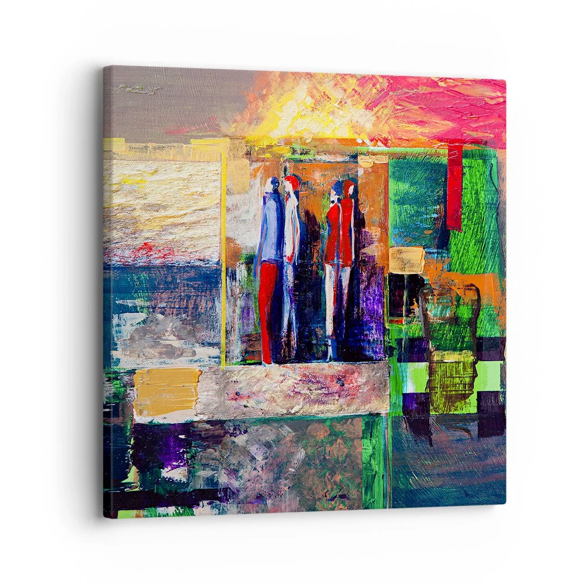 Impression sur toile - Image sur toile - Relations et émotions - 30x30 cm