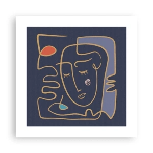 Affiche - Poster - En réflexion - 40x40 cm