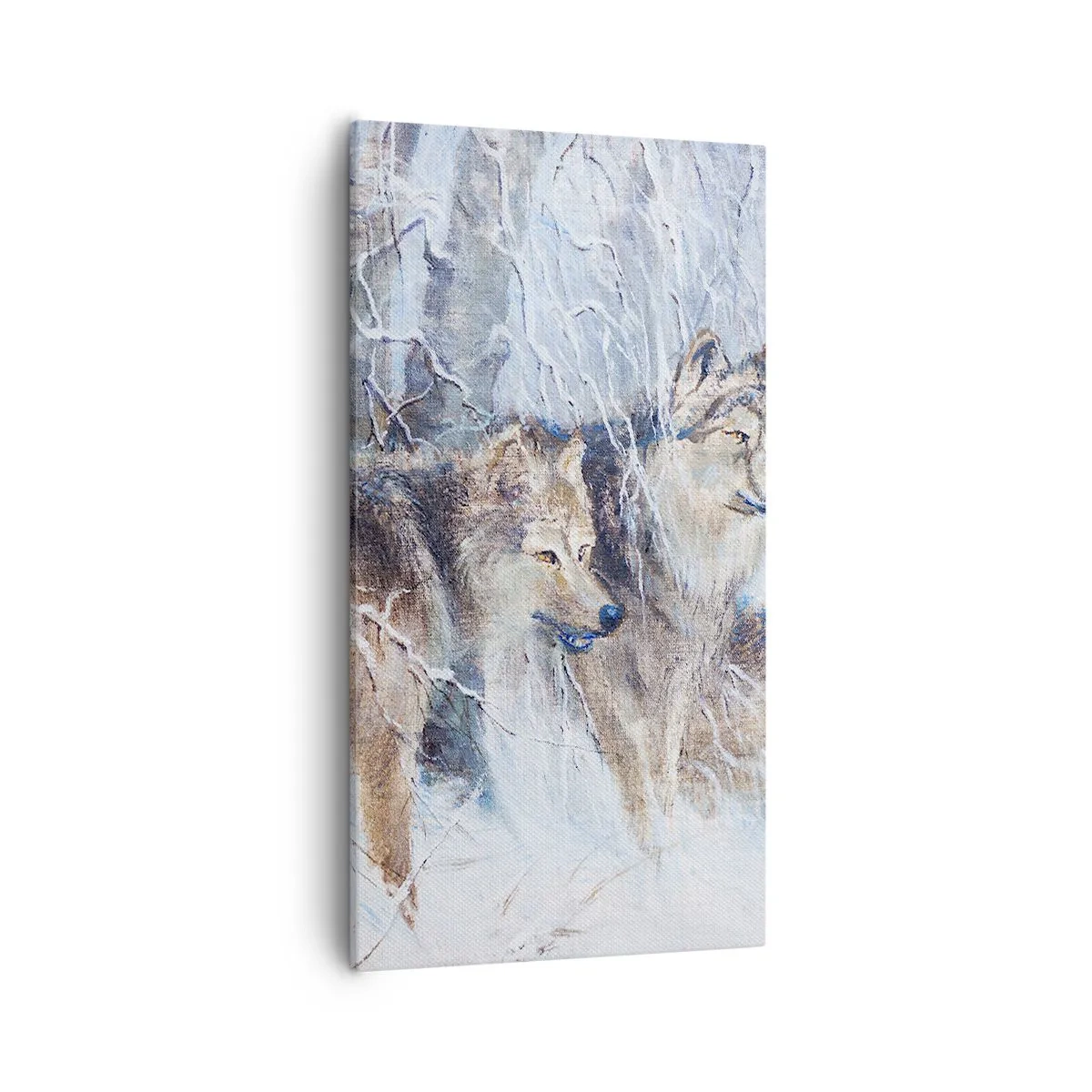 Impression sur toile - Image sur toile - Attention! Ca arrive ... - 55x100 cm