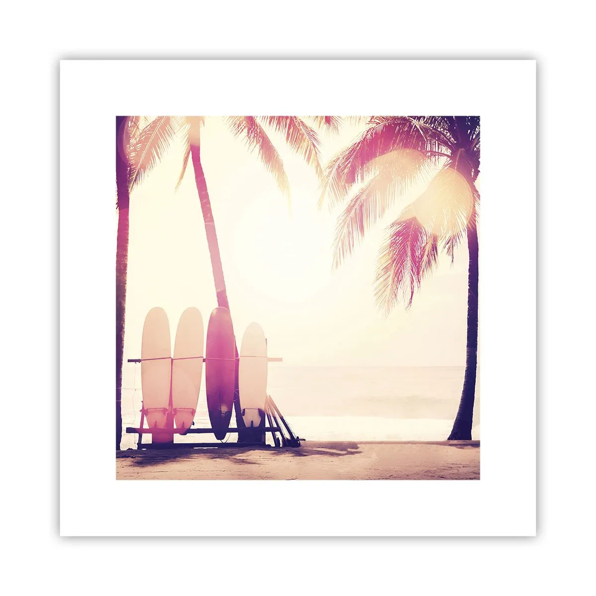 Affiche - Poster - Ca va être une journée magnifique - 30x30 cm