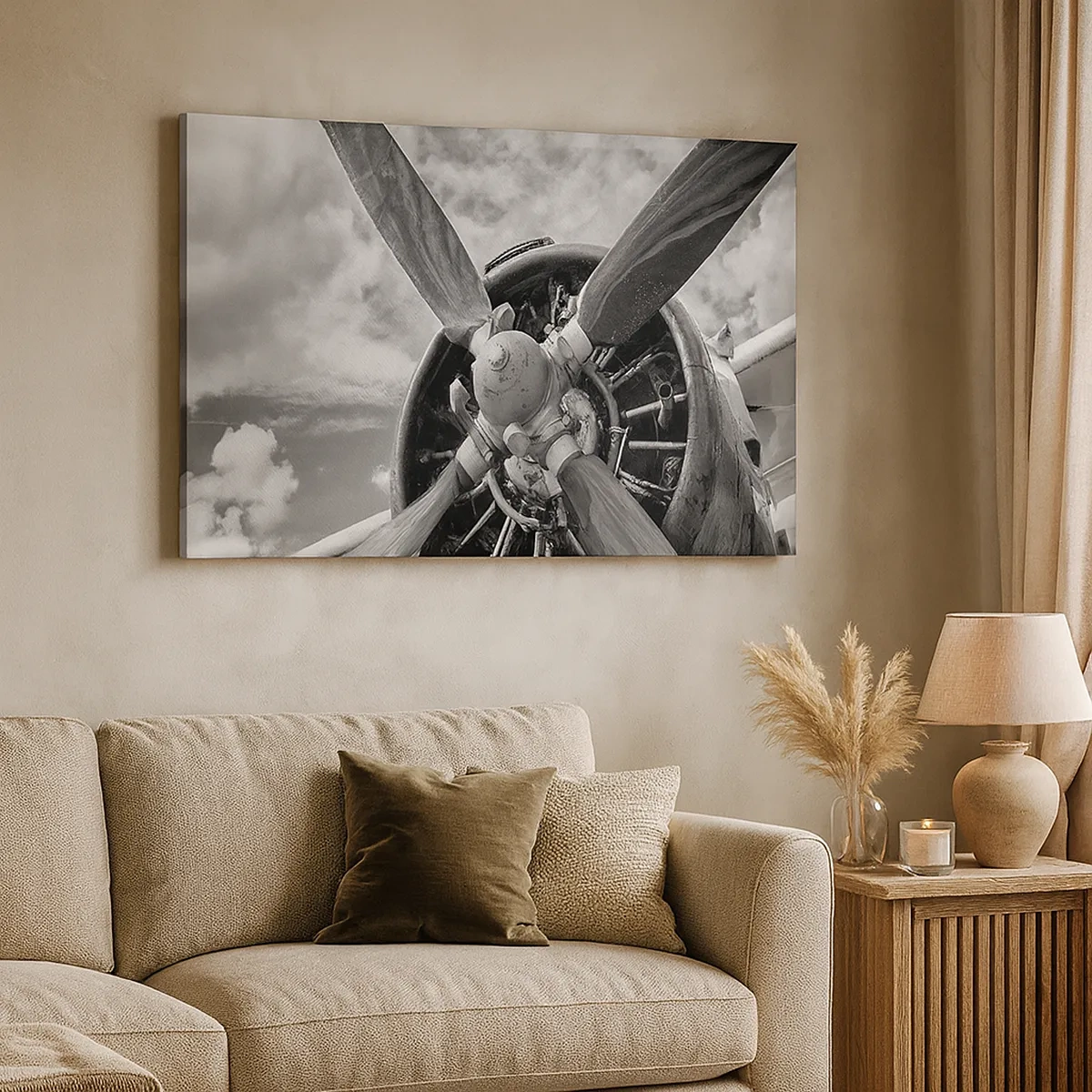 Impression sur toile - Image sur toile - Dompteur de ciel - 30x30 cm