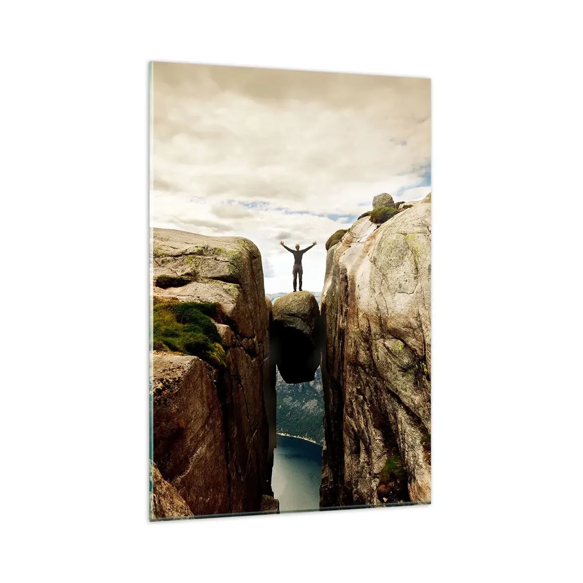 Impression sur verre - Image sur verre - Comment vous sentez-vous§ - 80x120 cm