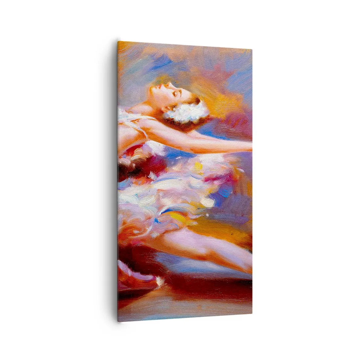 Impression sur toile - Image sur toile - La grâce du cygne - 65x120 cm
