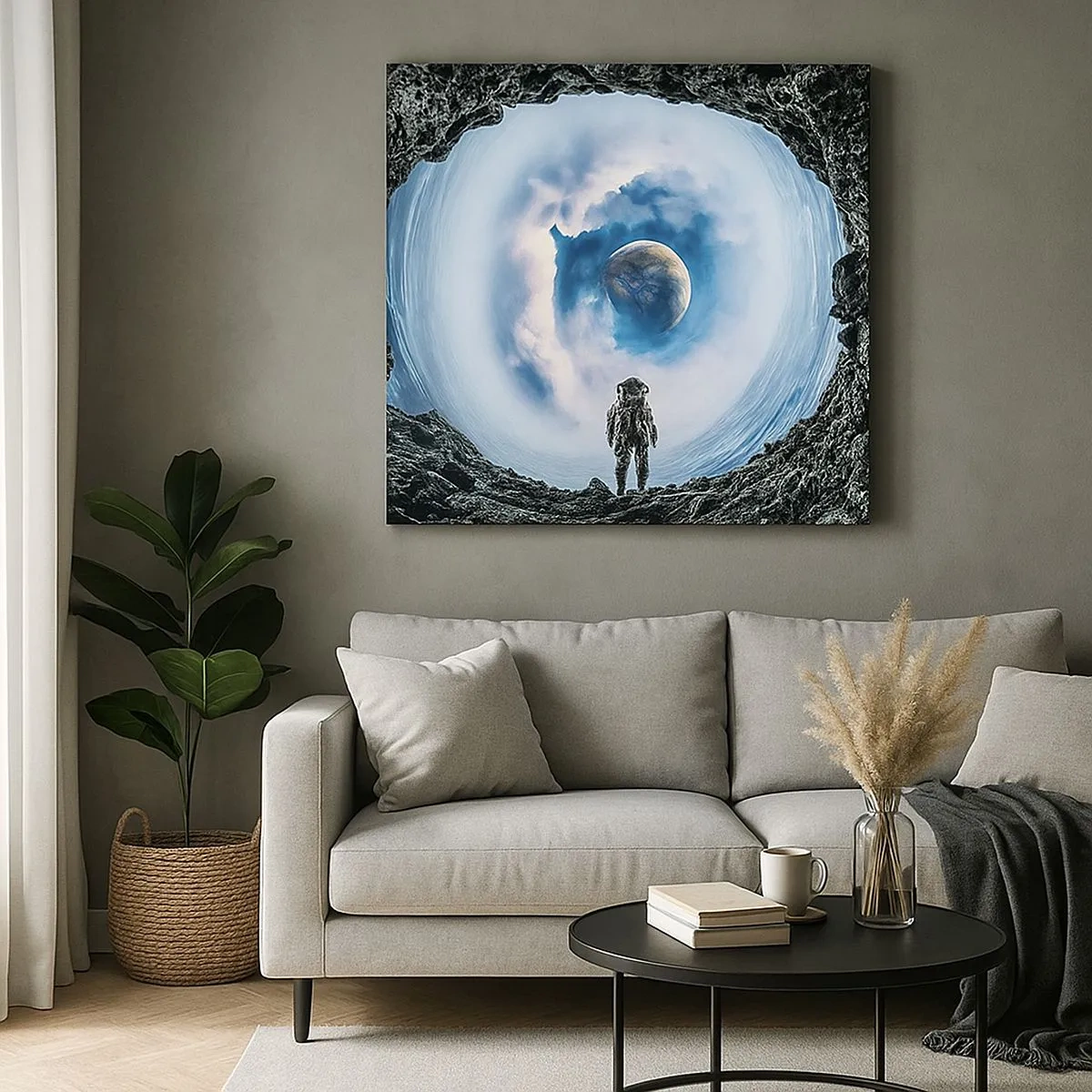 Impression sur toile - Image sur toile - Plus très loin de la maison - 30x30 cm