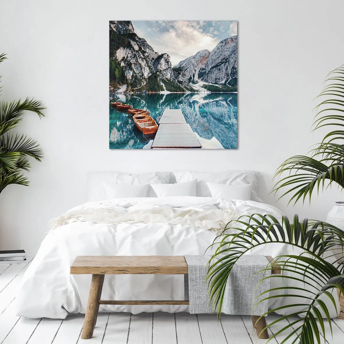 Impression sur toile - Image sur toile - On va te montrer la beauté - 60x60 cm