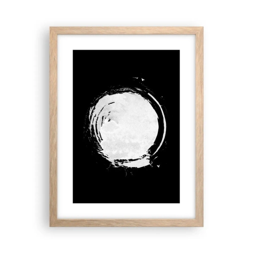 Affiche dans un chêne clair - Poster - Belle sortie - 30x40 cm