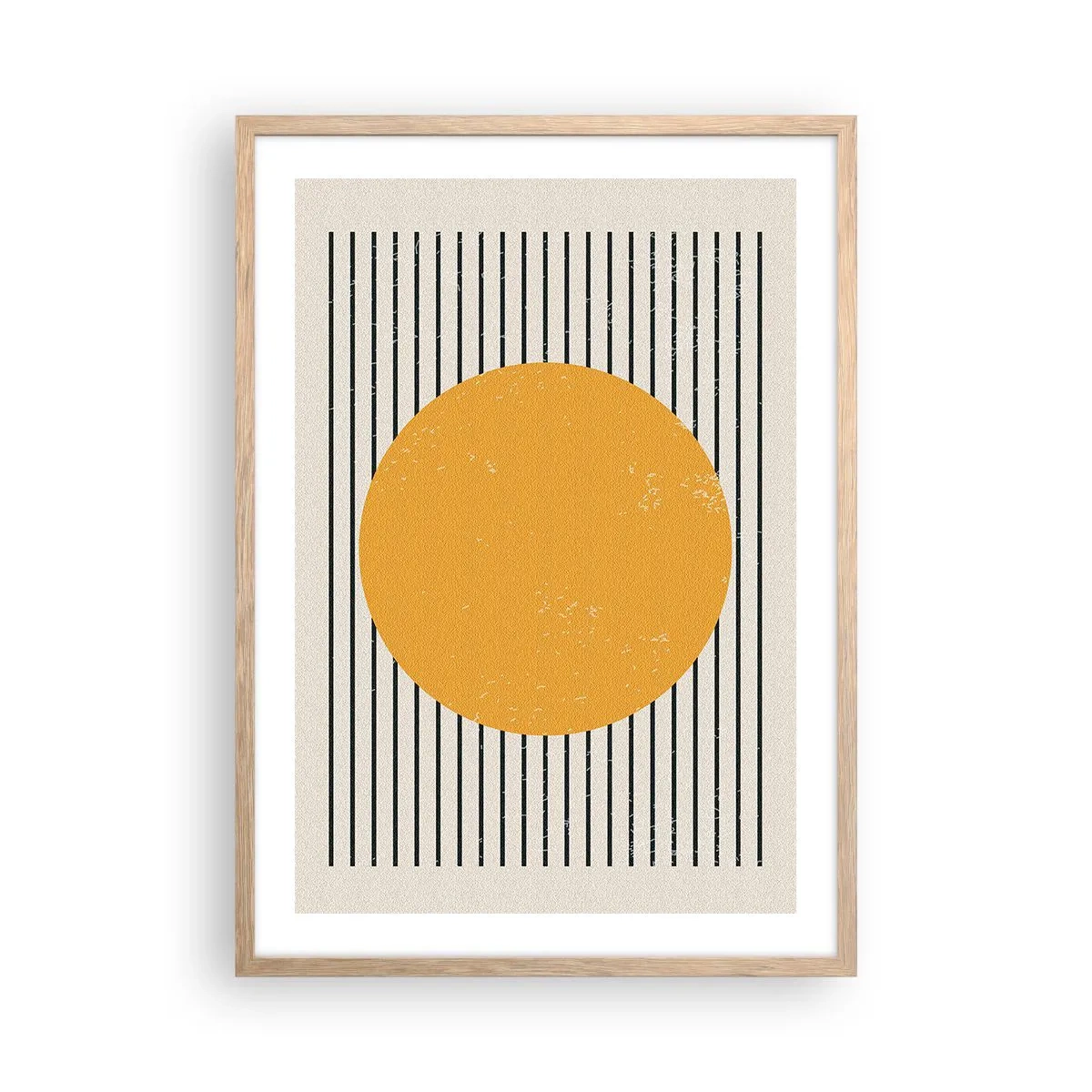 Affiche dans un chêne clair - Poster - Le pouvoir de la simplicité - 50x70 cm