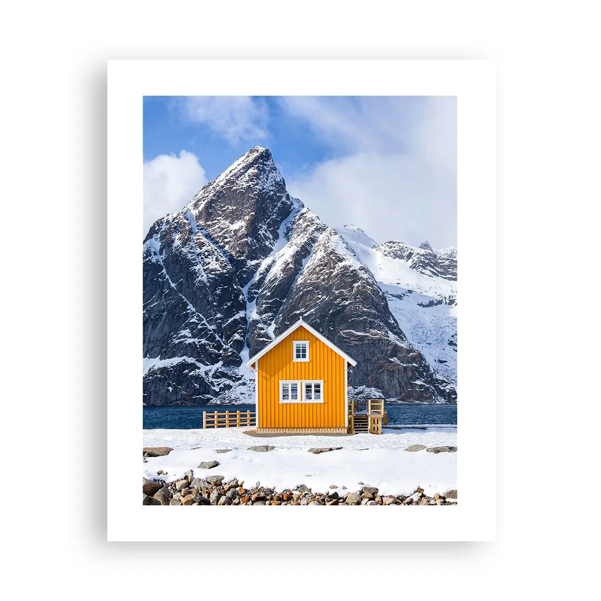 Affiche - Poster - Vacances scandinaves - 40x50 cm