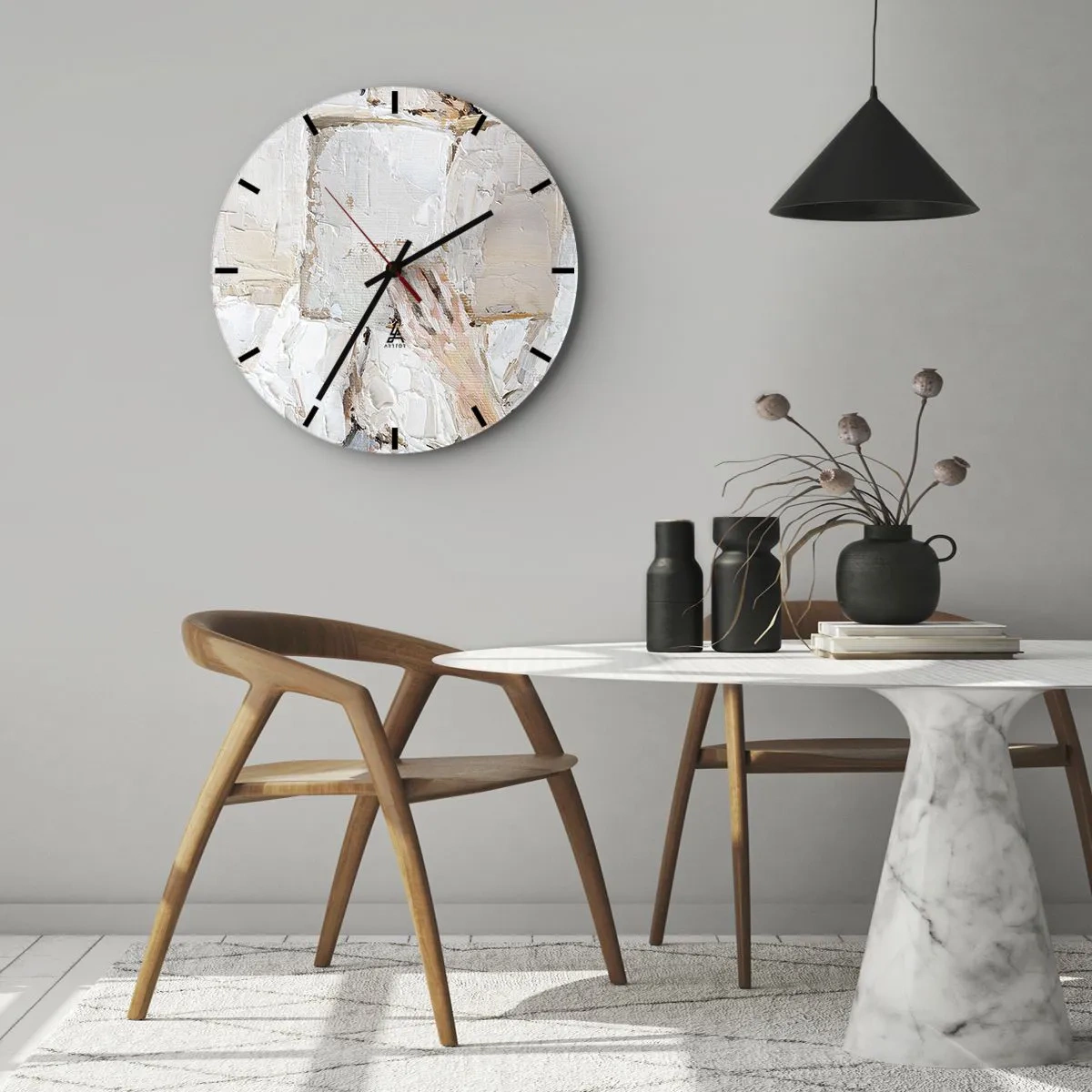 Horloge murale - Pendule murale - Dans un autre monde - 30x30 cm
