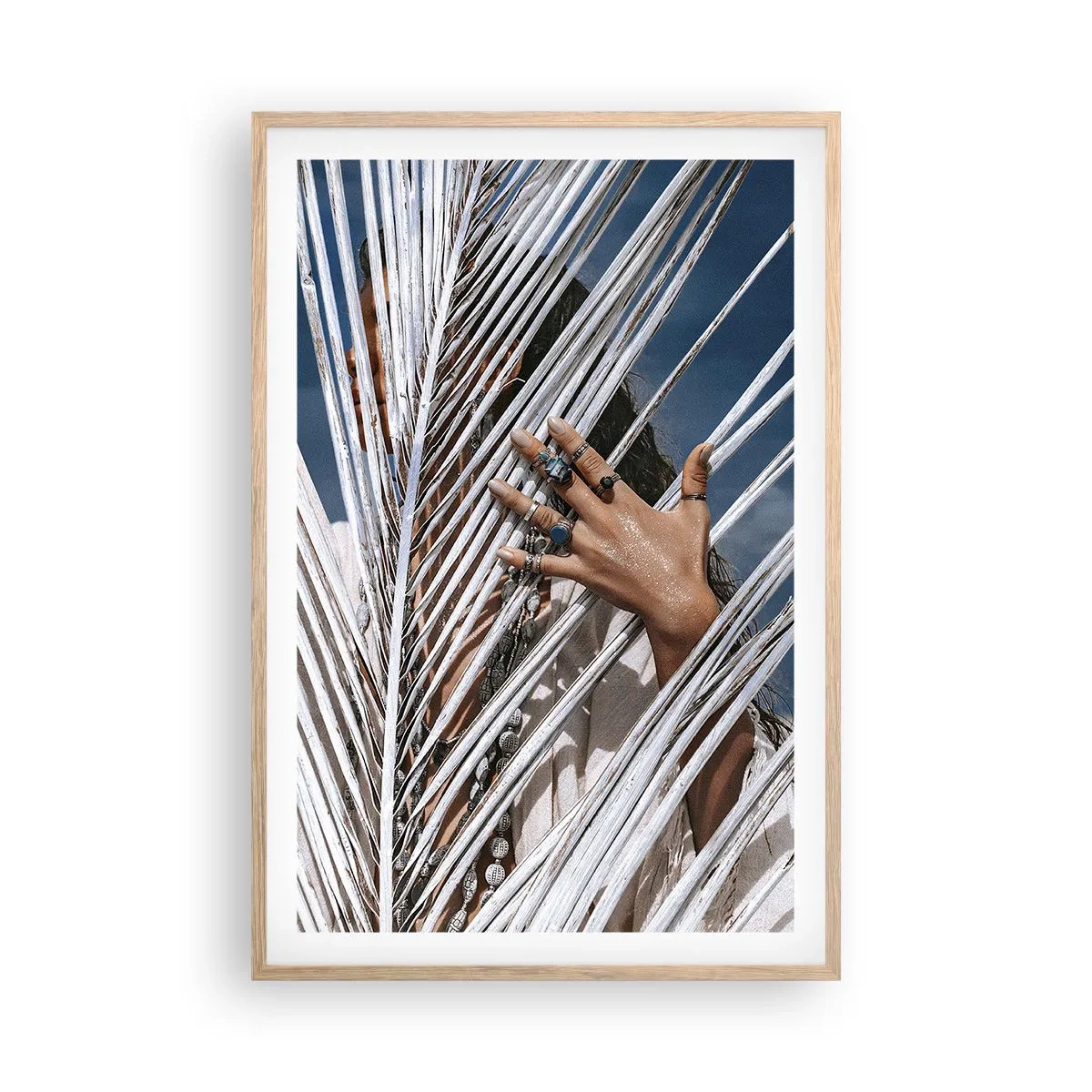 Affiche dans un chêne clair - Poster - Fille de chaman ? - 61x91 cm