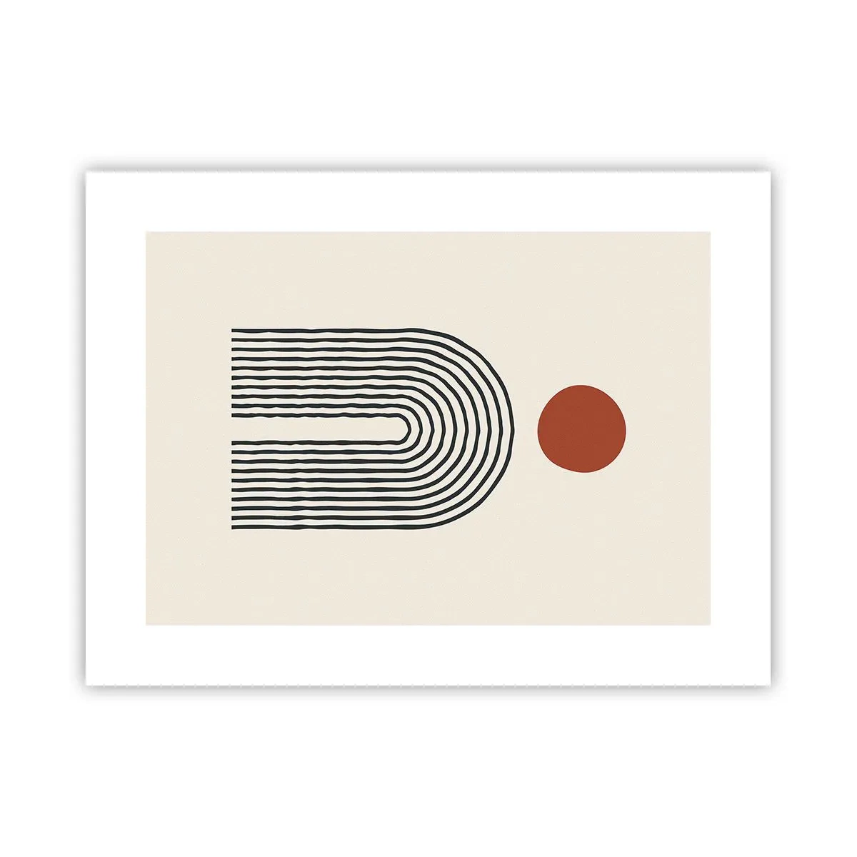 Affiche - Poster - Le magnétisme des formes et des couleurs - 40x30 cm
