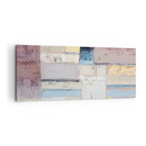 Impression sur toile - Image sur toile - Le calme de la géométrie - 100x40 cm