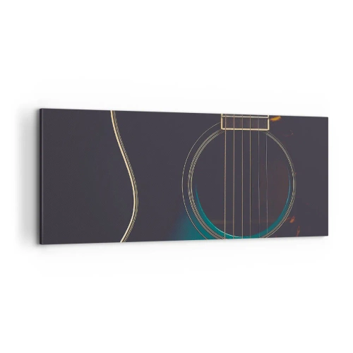 Impression sur toile - Image sur toile - Le calme avant la tempête - 100x40 cm