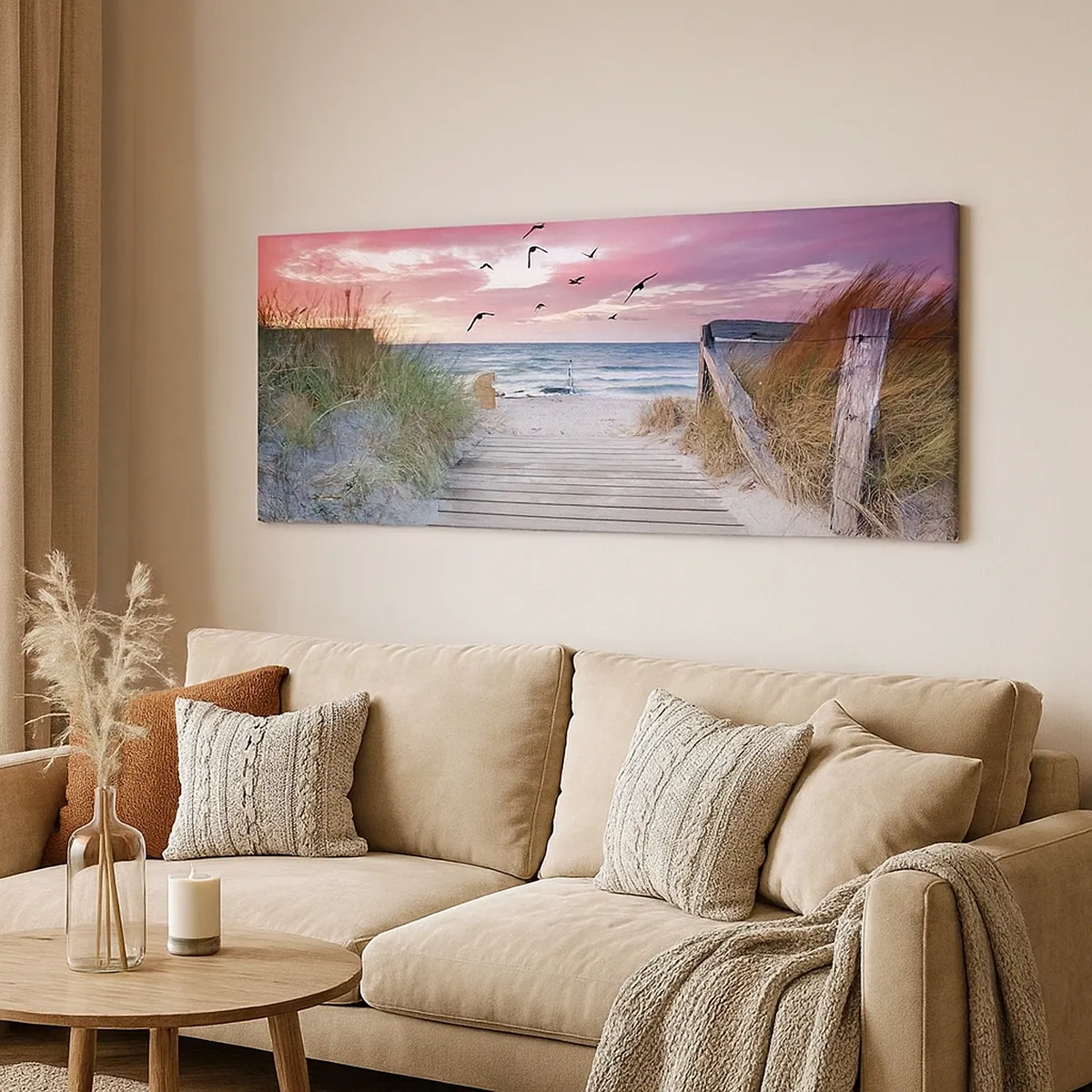 Impression sur toile - Image sur toile - Impression de la Baltique - 30x30 cm