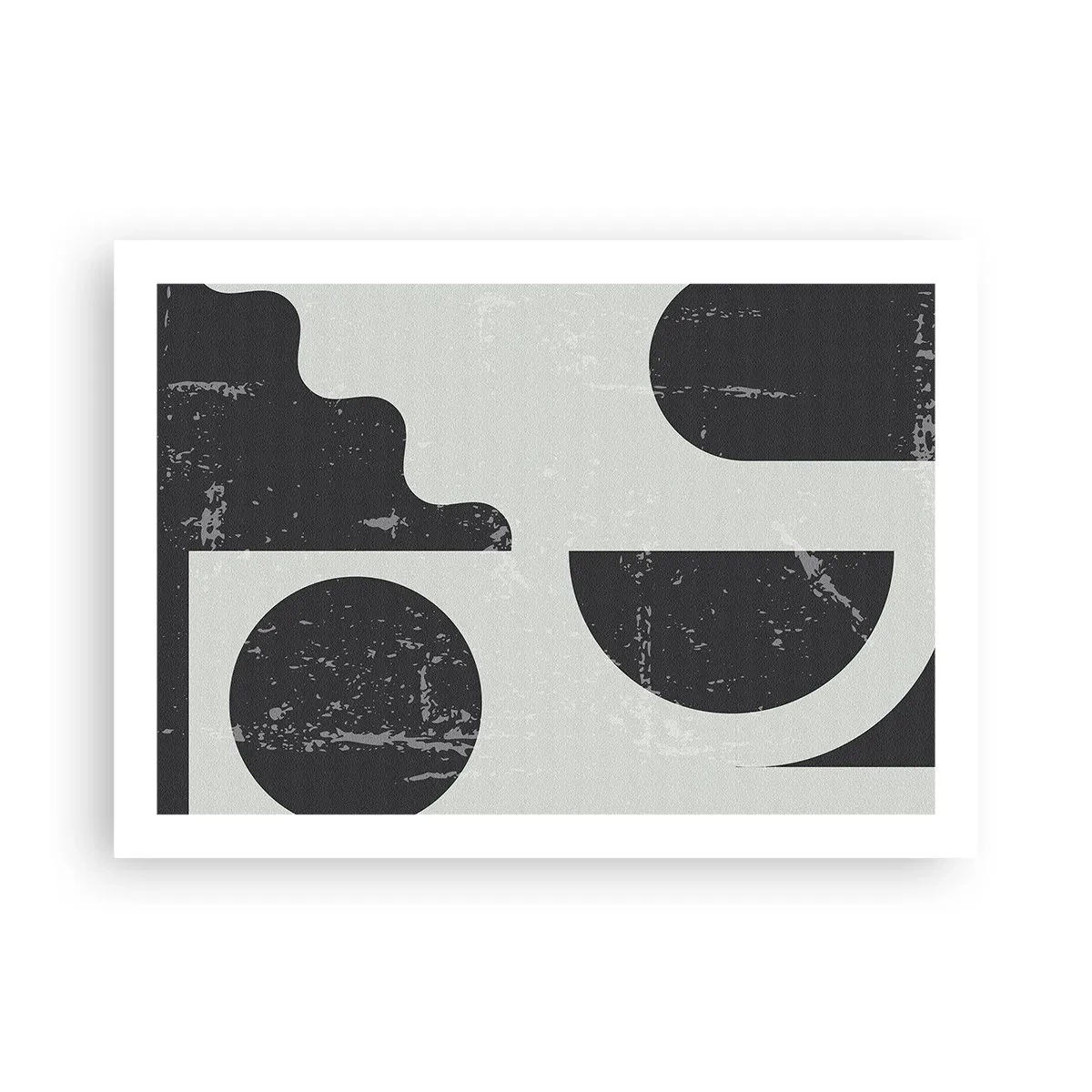 Affiche - Poster - Composition dessus et dessous - 70x50 cm