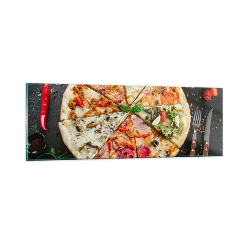 Impression sur verre - Image sur verre - Une gamme de saveurs - 90x30 cm