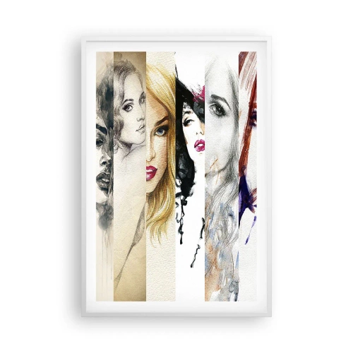 Affiche dans un cadre blanc - Poster - Et c'est toujours TOI - 61x91 cm