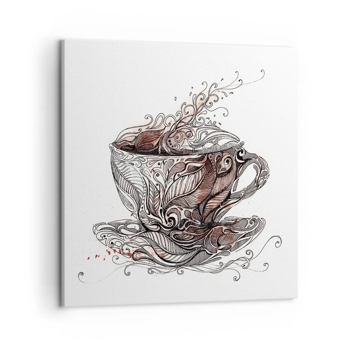 Impression sur toile - Image sur toile - Du thé, bon pour tout - 50x50 cm