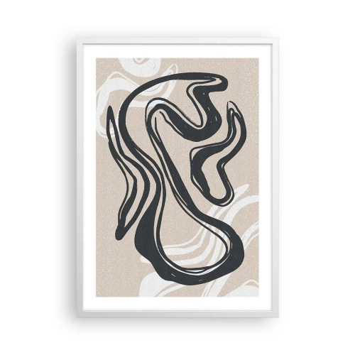 Affiche dans un cadre blanc - Poster - Expression multipliée - 50x70 cm