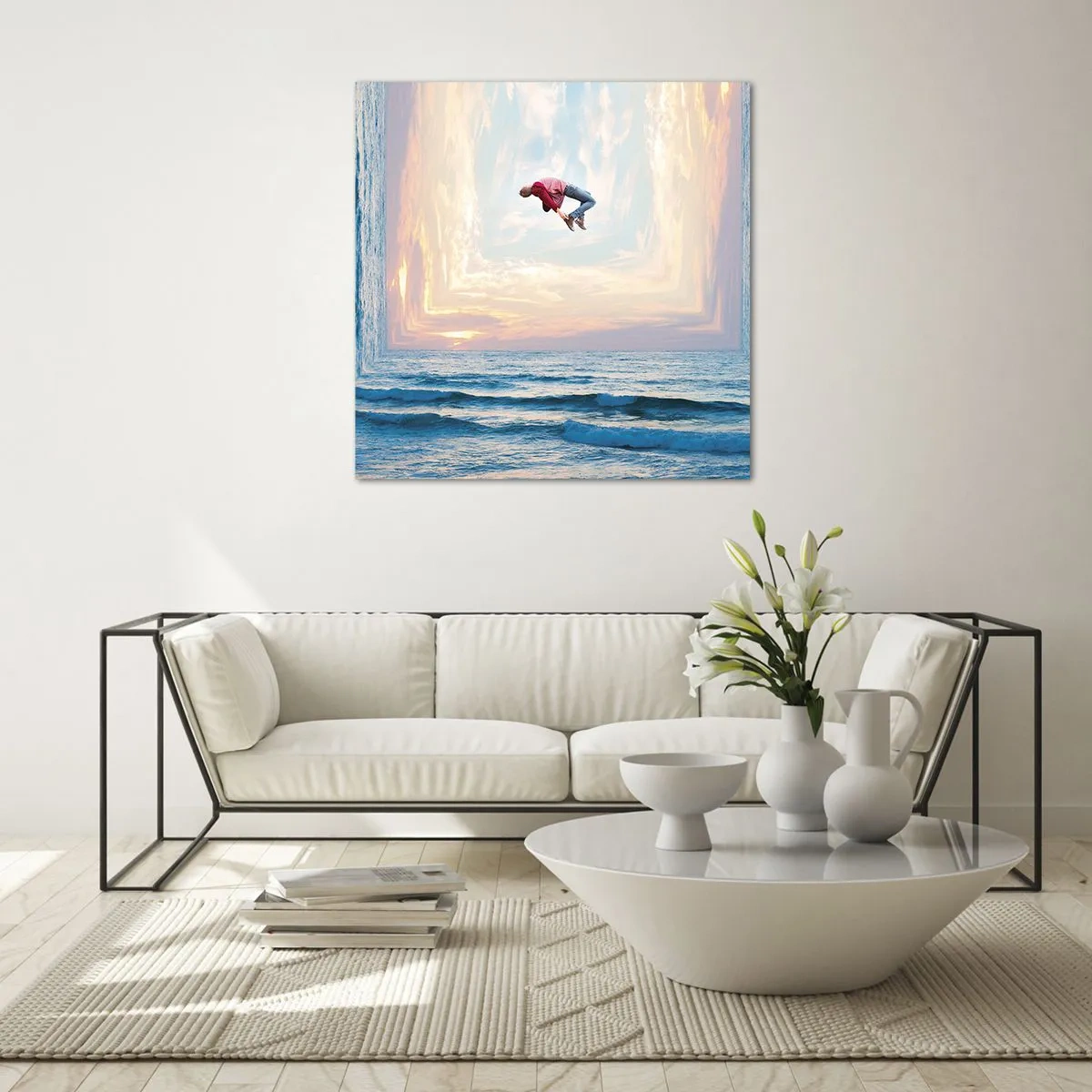 Impression sur verre - Image sur verre - Vers une autre dimension - 60x60 cm