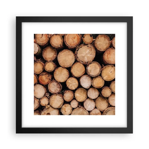 Affiche dans un cadre noir - Poster - Nouveau commencement - 30x30 cm