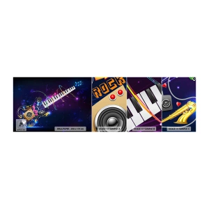 Échantillon De Papier Peint Standard Eco - Et tout va bien - Abstraction, Un instrument de musique, Musique - 100x30 cm