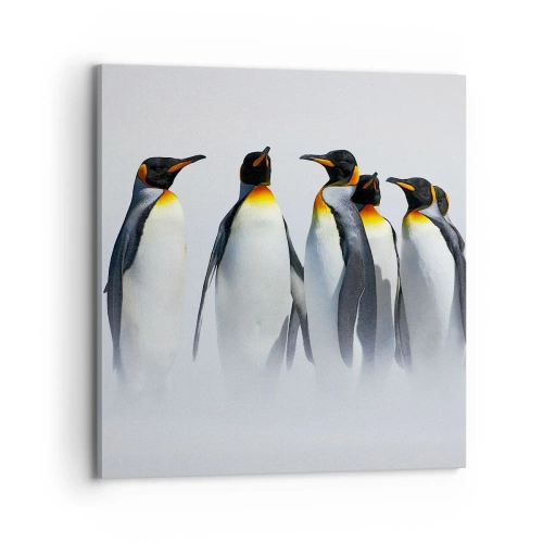 Impression sur toile - Image sur toile - Rencontre en robes de soirée - 70x70 cm