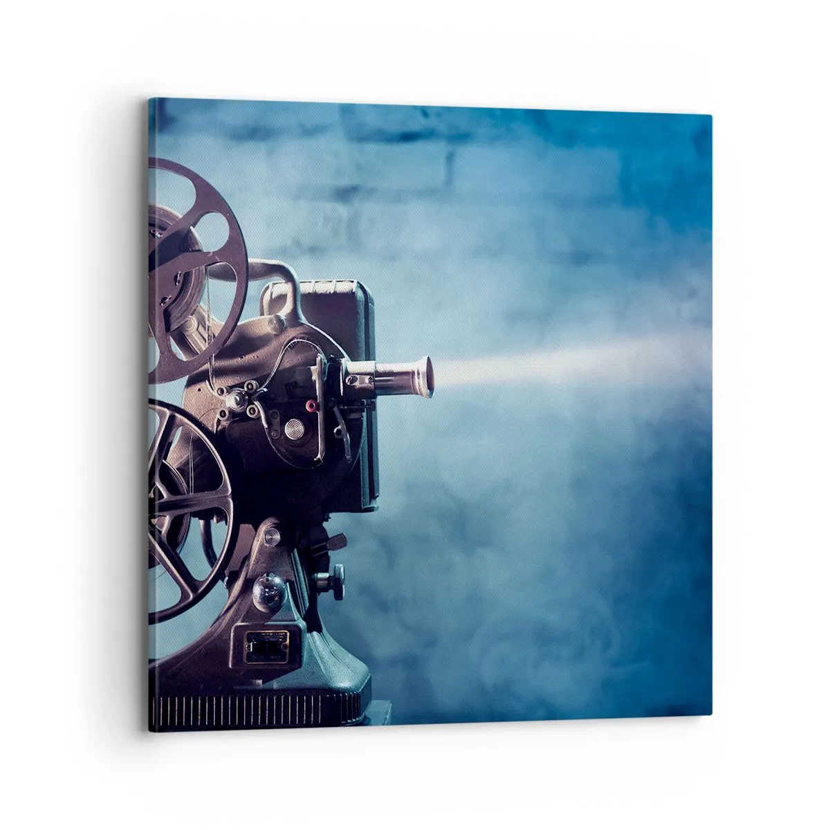 Impression sur toile - Image sur toile - Dans un vieux cinéma - 70x70 cm