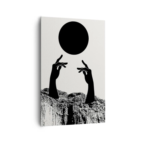 Impression sur toile - Image sur toile - Composition surréaliste : le soleil et le reste - 80x120 cm