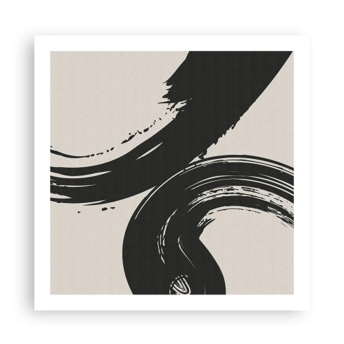 Affiche - Poster - Balayage circulaire - 60x60 cm