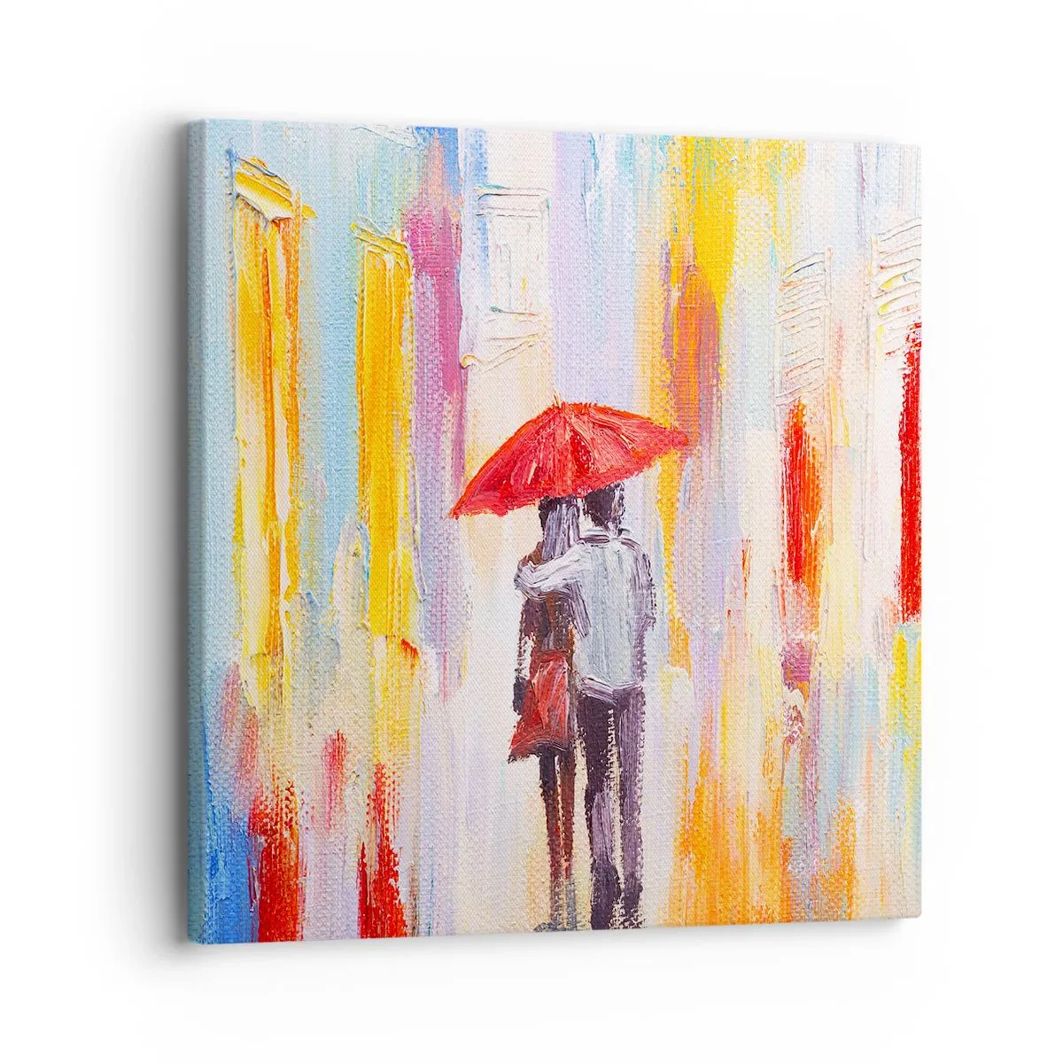 Impression sur toile - Image sur toile - Qu'il pleuve encore - 30x30 cm