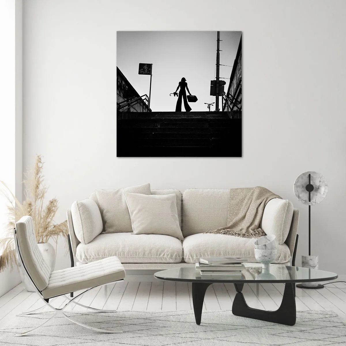 Impression sur verre - Image sur verre - Pèlerinage urbain - 60x60 cm