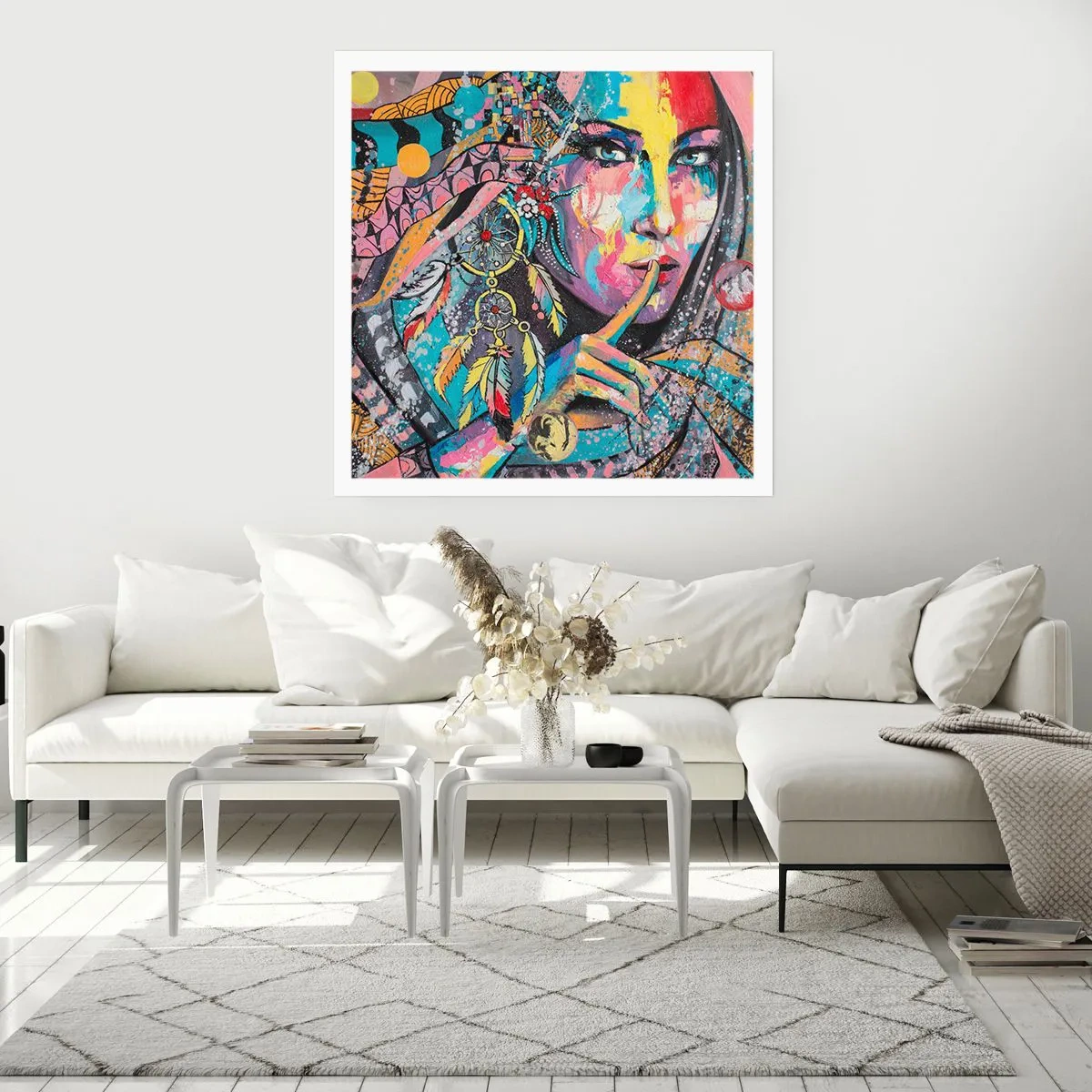 Affiche - Poster - Taisez-vous jusqu'à ce que vous compreniez - 30x30 cm