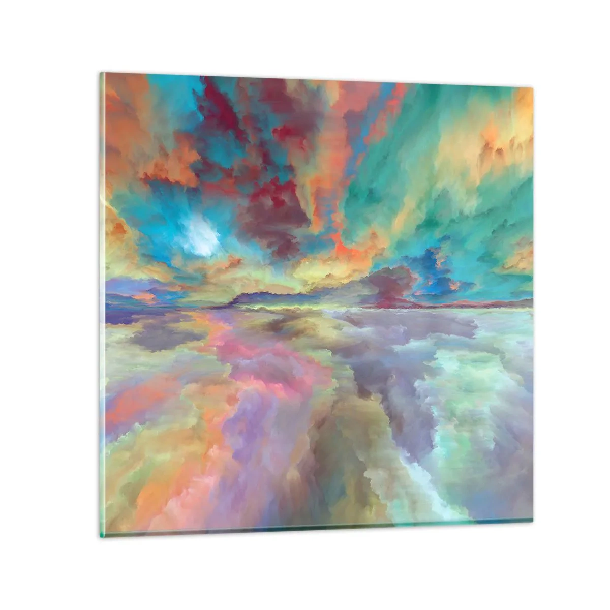 Impression sur verre - Image sur verre - Deux paradis - 70x70 cm